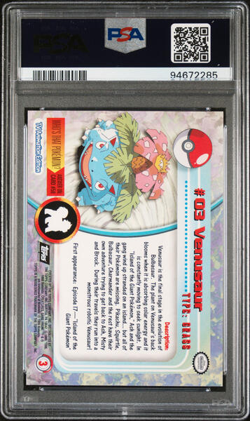 VENUSAUR TOPPS