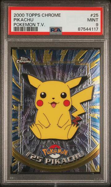 PIKACHU TOPPS CHROME